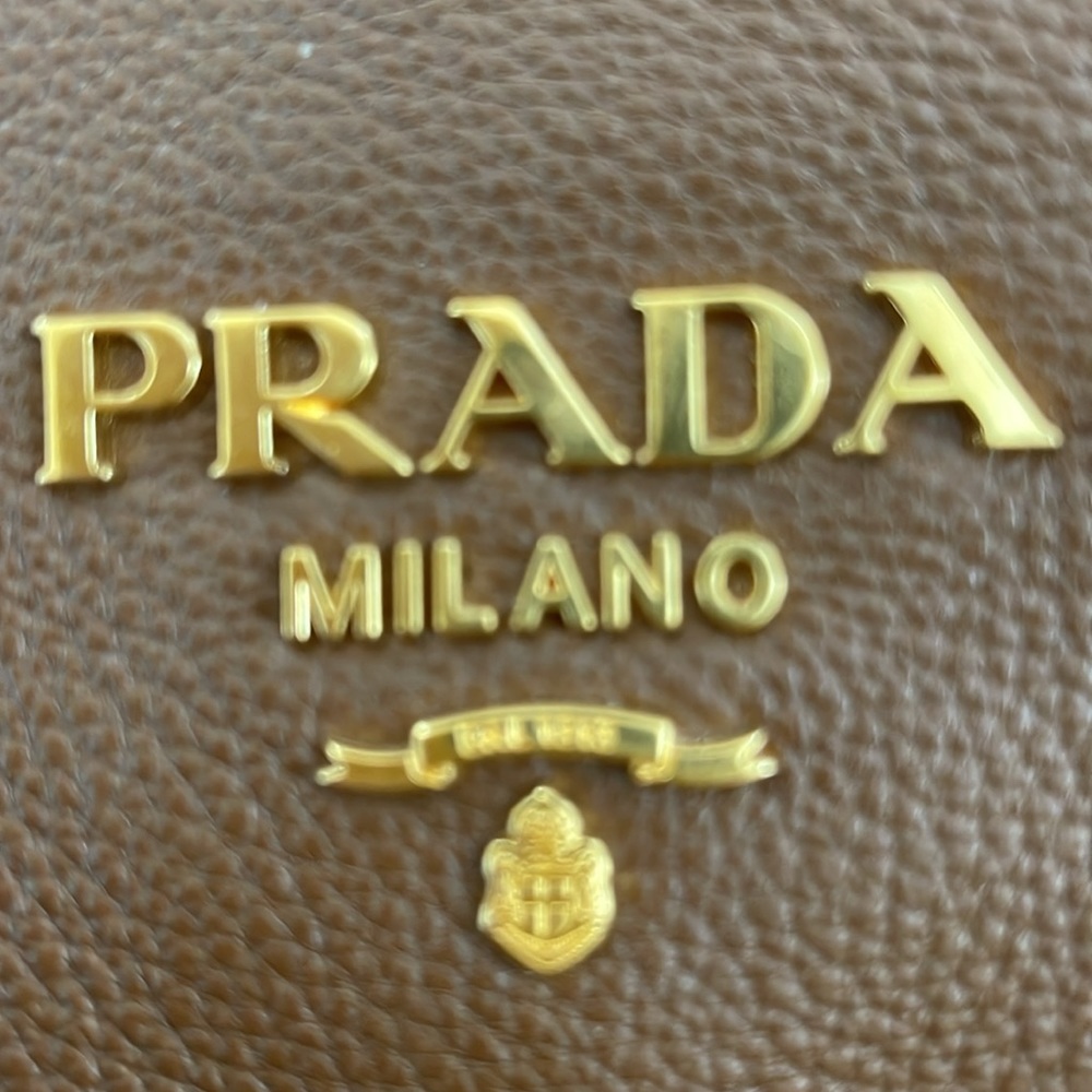 PRADO Milano Vit. Daino Nocciolo Bag w/Dustbag/Prada box - Picture 2 of 14